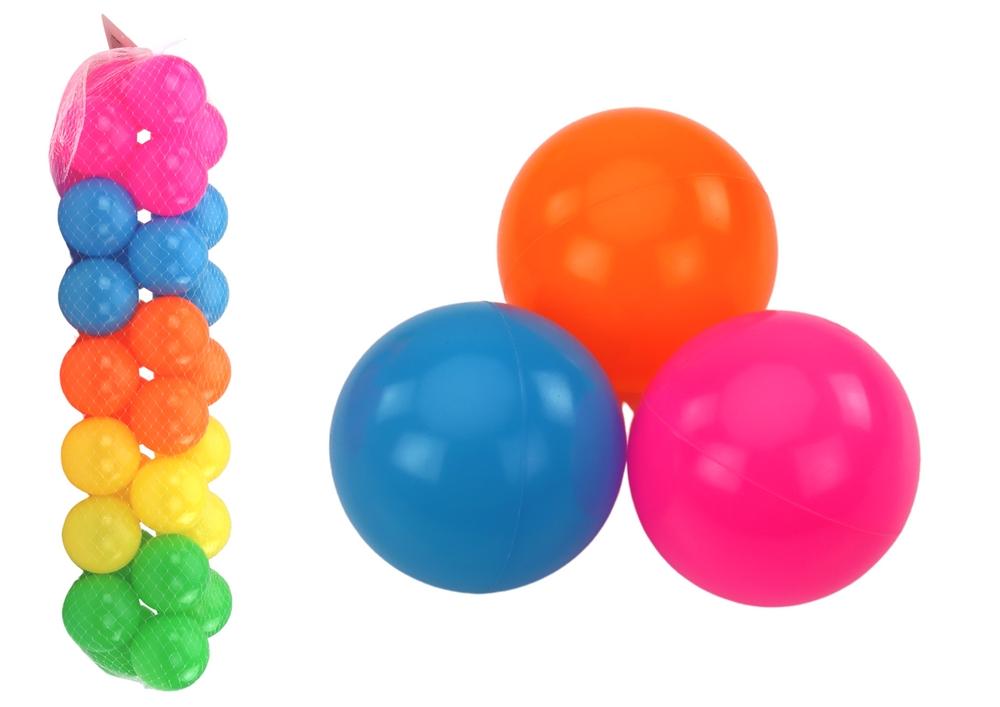 Farverige 7 cm plastikbolde, 30 stk til Pool &amp; Playtime Fun