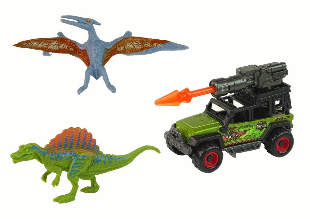 Forhistorisk Dino Adventure Set: Raketbil, Pterosaur