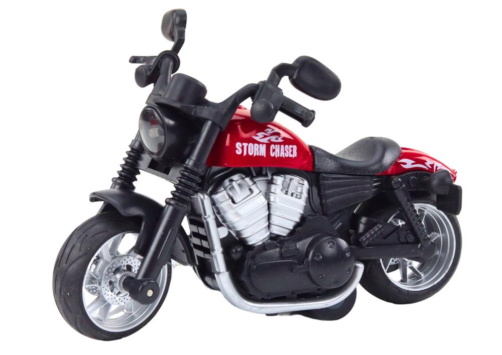 Friction Drive Harley Motorcykel - 3 farver, Real Motion