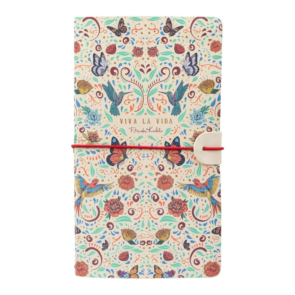 Frida Kahlo Travel Notebook med tomma sidor för skissning