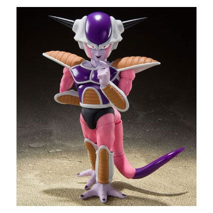 Frieza First Form Figur och Pod Set, 11 cm samlarobjekt