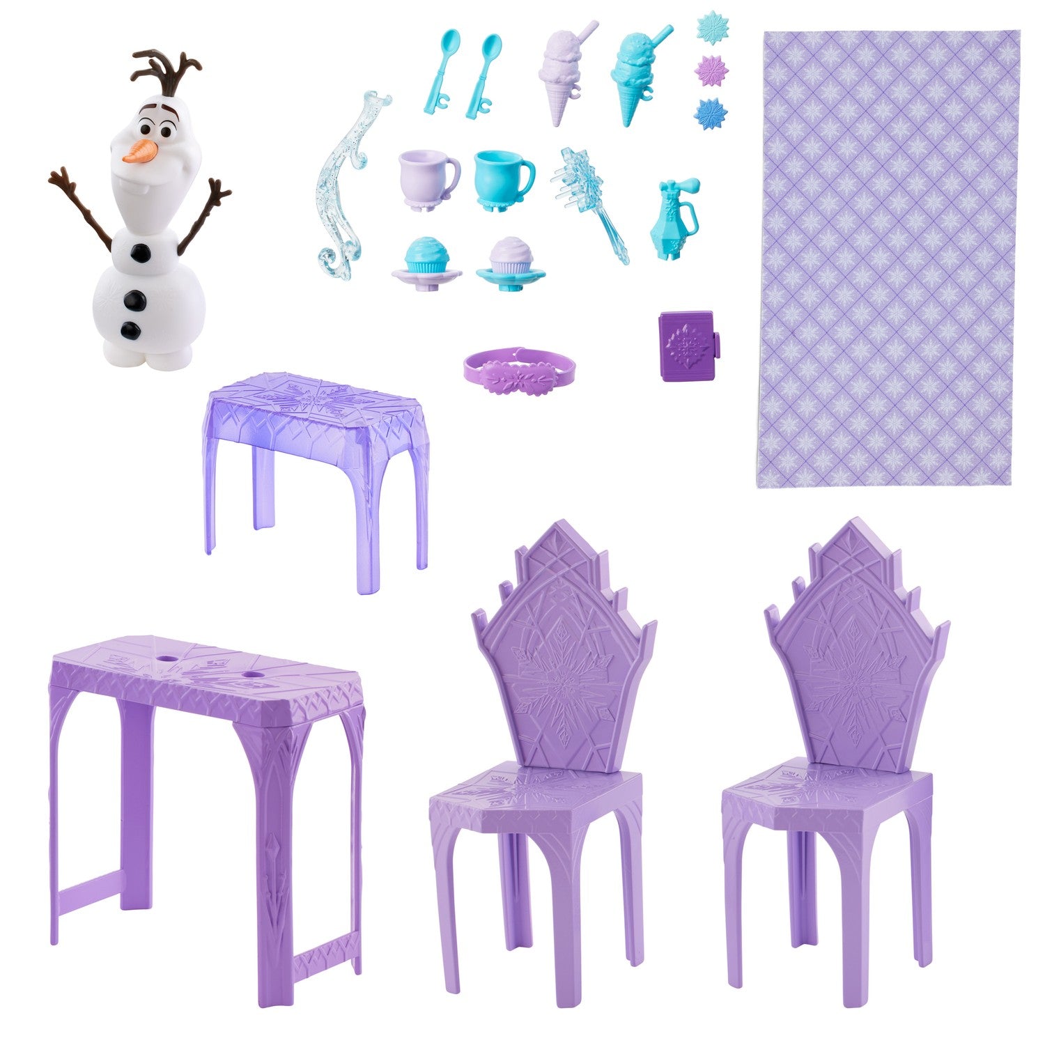 Frozen Elsa Isslott Lekset med Olaf och Tillbehör