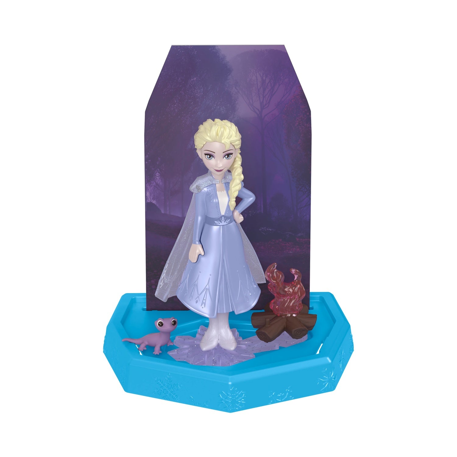 Frozen isblockleksak med docka, vän och tillbehör