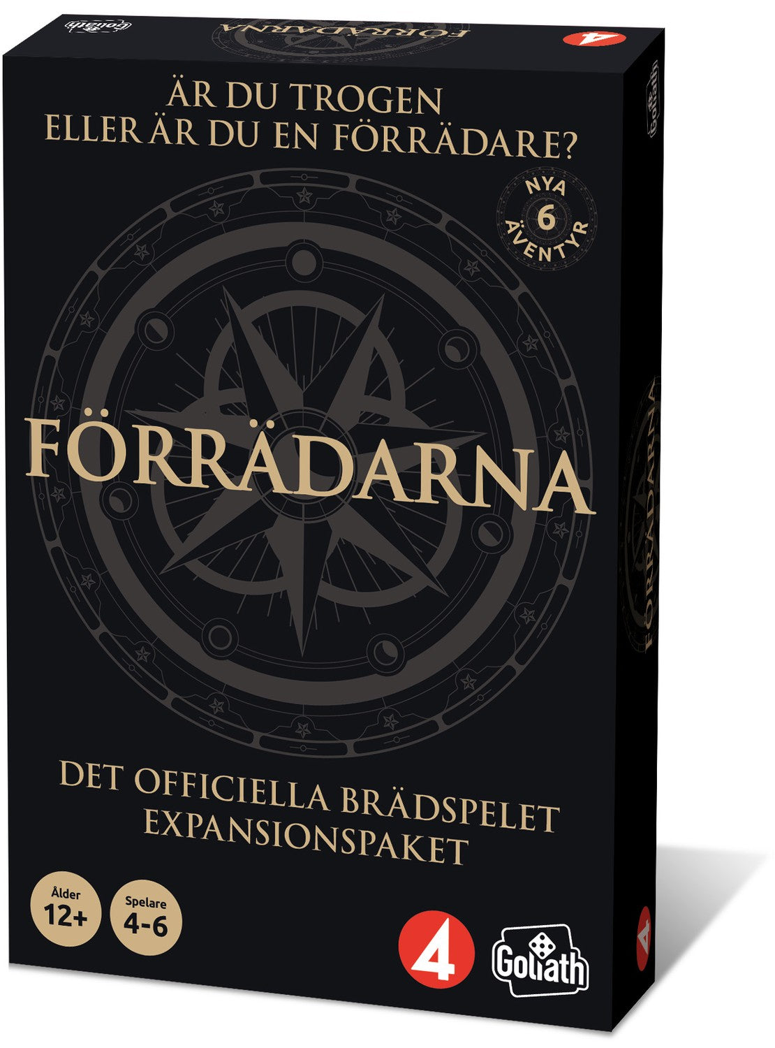 Förrädare Brädspel Expansionsset, 6 Äventyr, 48 Valsedlar