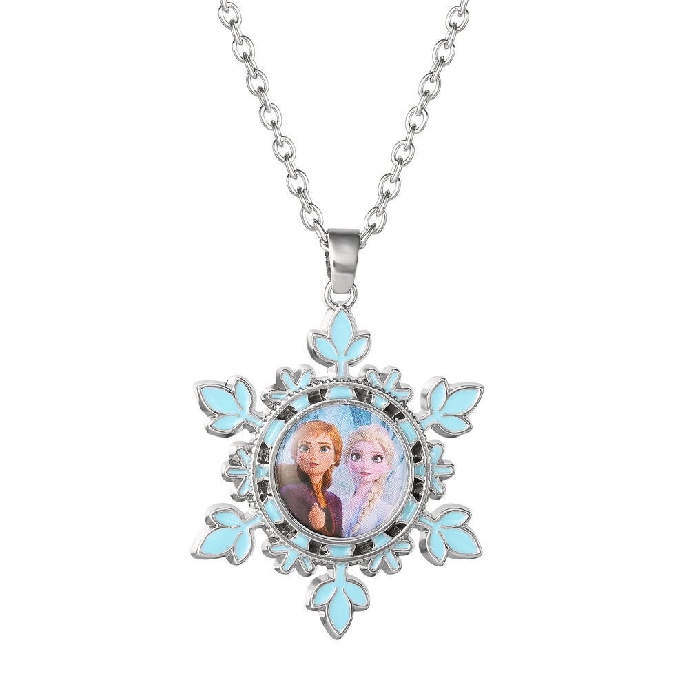 Frysta Elsa och Anna Halsband för barn, Smyckespresent