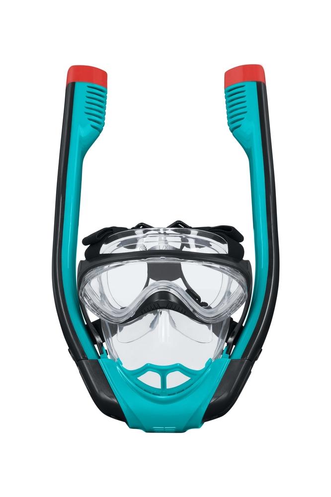 Full Face Snorkelmask med Dry Snorkel Tech, L/XL