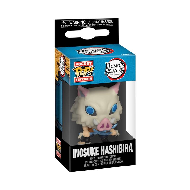 Funko Pop! Nyckelring: Demon Slayer - Inosuke Hashibira, 10 Cm