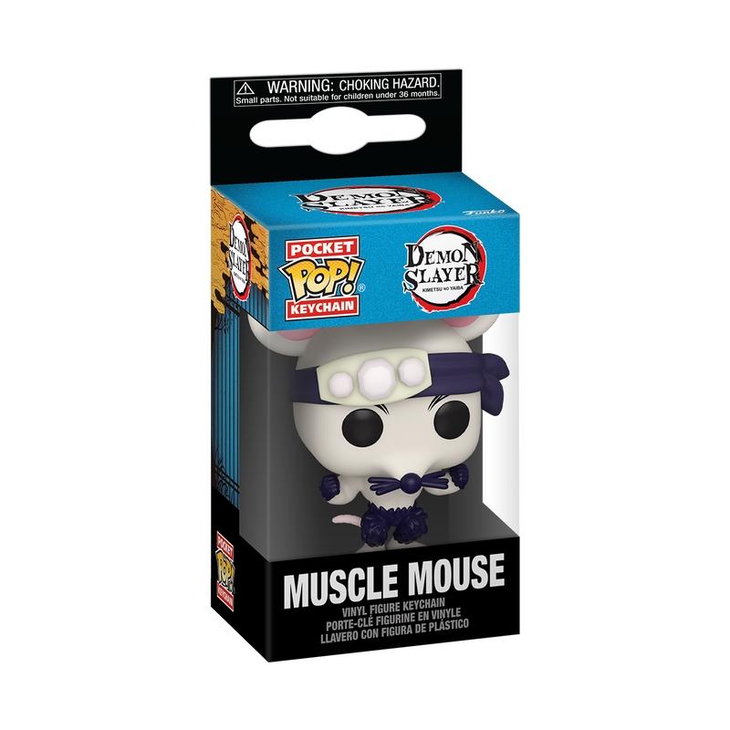 Funko Pop! Nyckelring: Demon Slayer - Muscle Mouse, 10 Cm