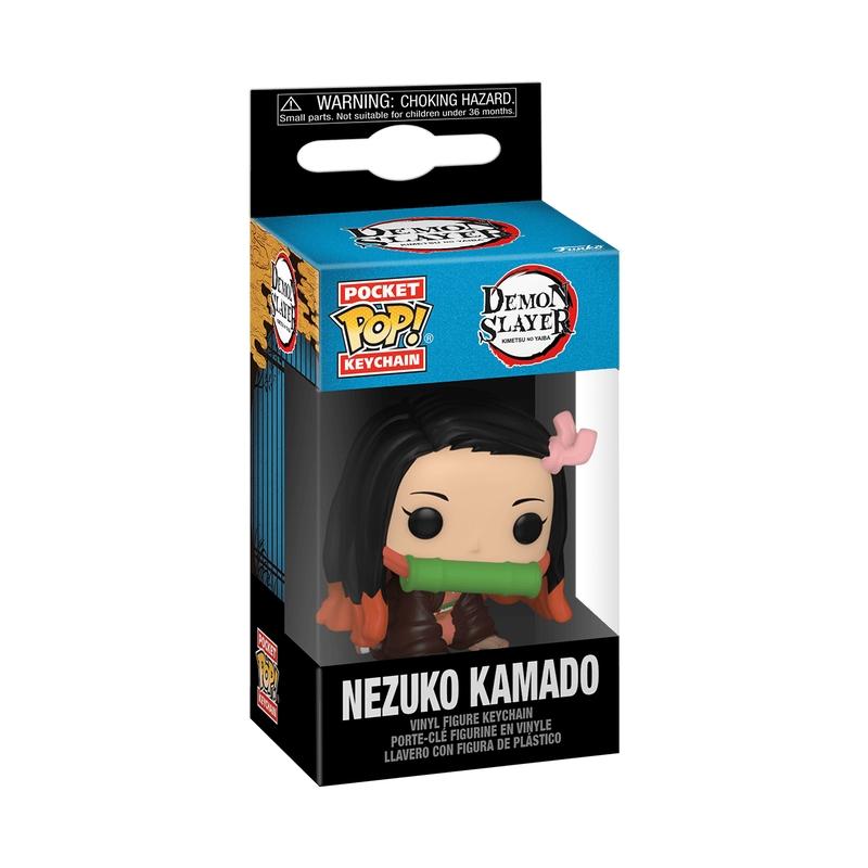 Funko Pop! Nyckelring: Demon Slayer- Nezuko Kamado, 10 Cm