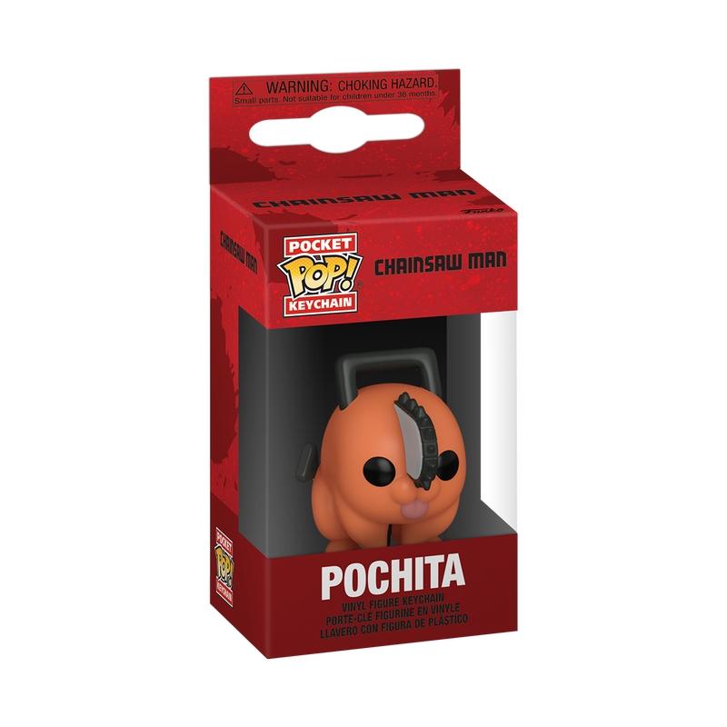 Funko Pop! Nyckelring: Motorsågsman - Pochita