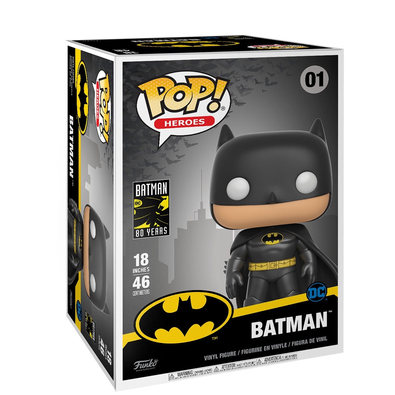 Funko Pop! Vinylfigur: Dc - Batman, 45 Cm