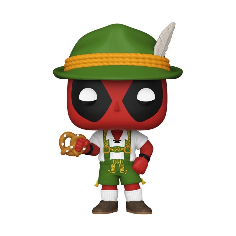 Funko Pop! Vinylfigur: Deadpool (Lederhosen)