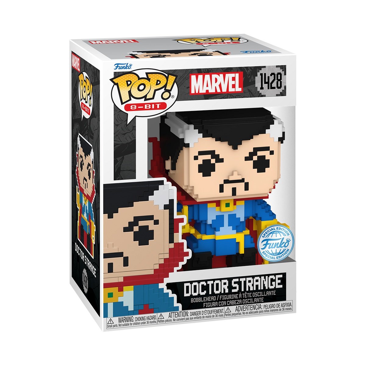 Funko Pop! Vinylfigur: Marvel - Dr. Strange (8-bitars)