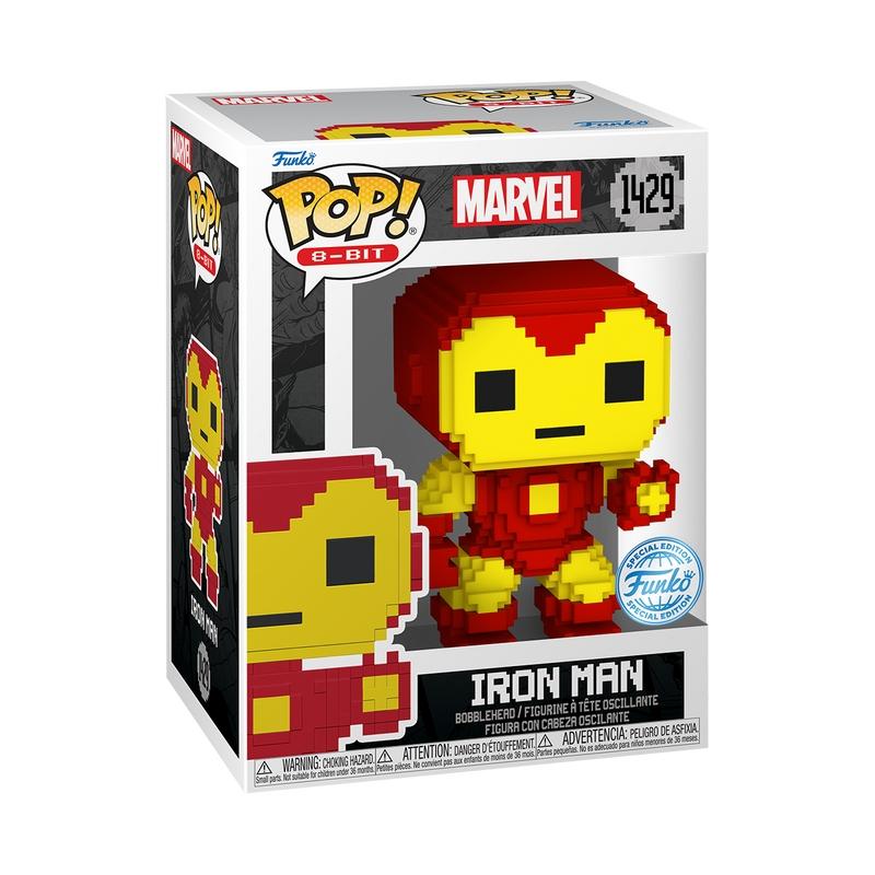 Funko Pop! Vinylfigur: Marvel - Iron Man (8-bitars)