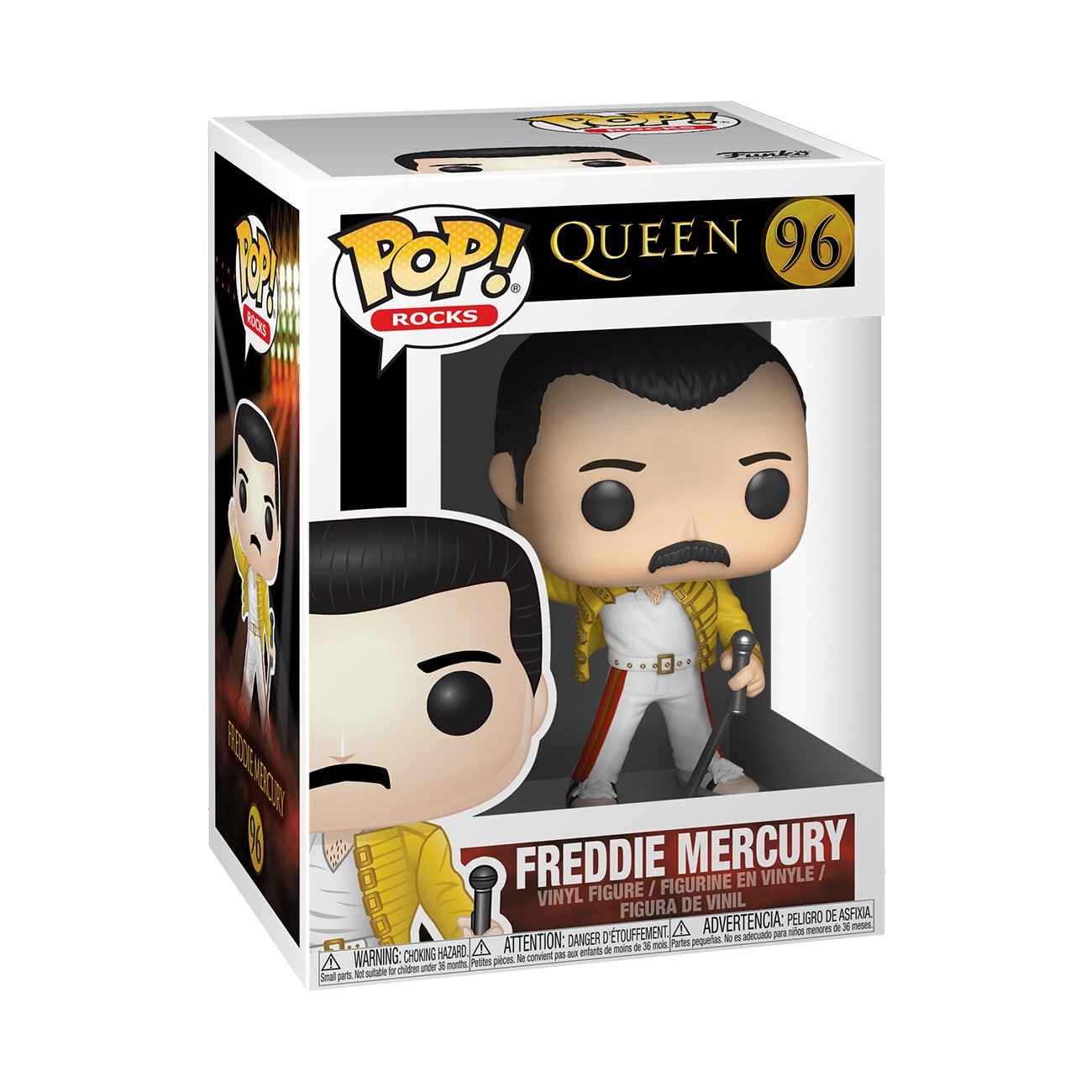 Funko Pop! Vinylfigur: Queen - Freddy Mercury (Wembley 1986)