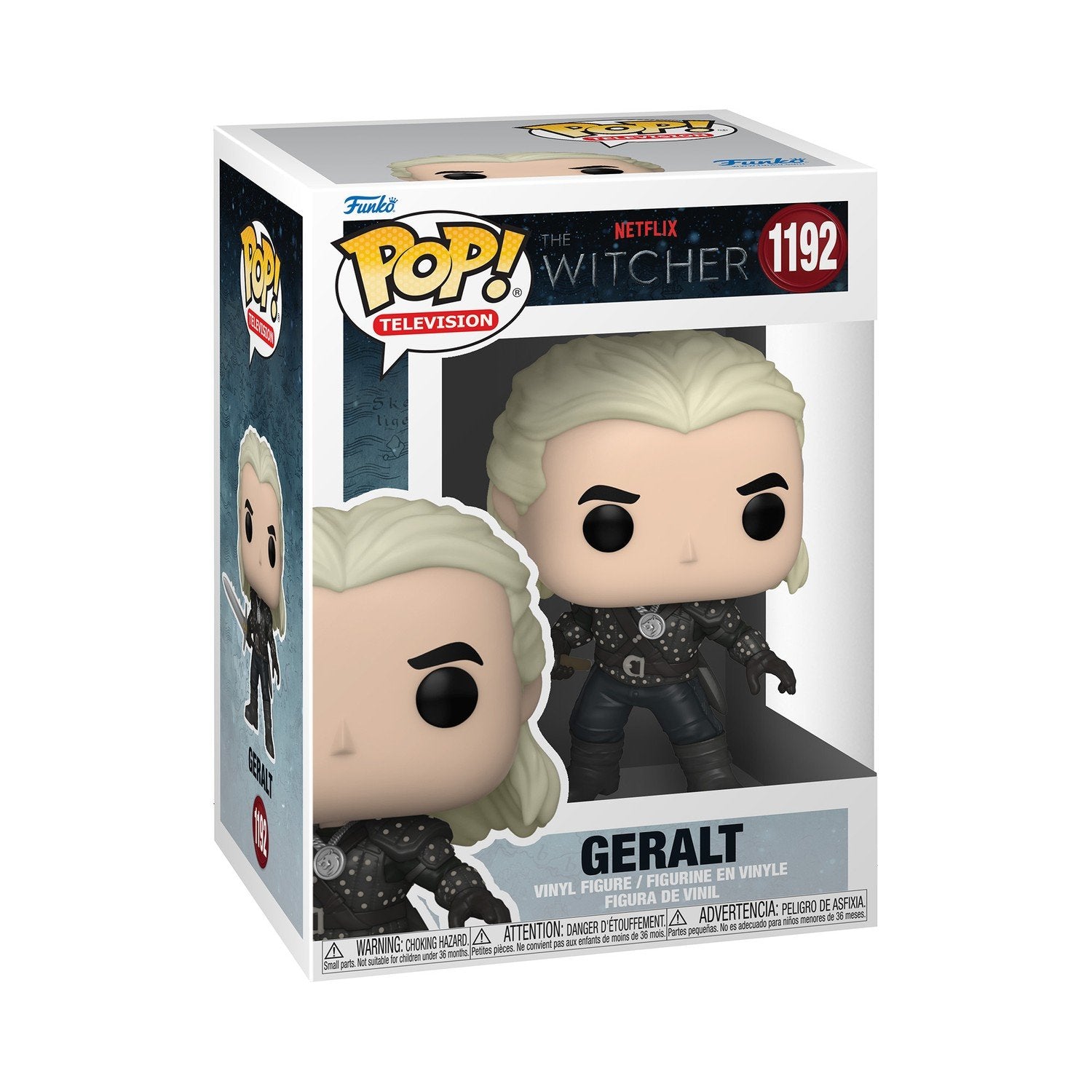 Funko Pop! Vinylfigur: Witcher - Geralt W/Chase, 10 Cm