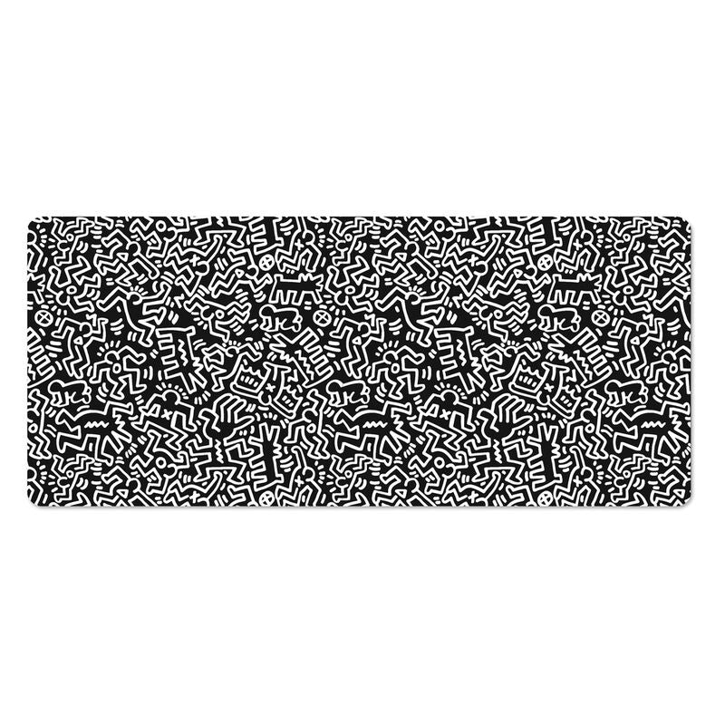 Gaming musmatta, Keith Haring Design, stor storlek