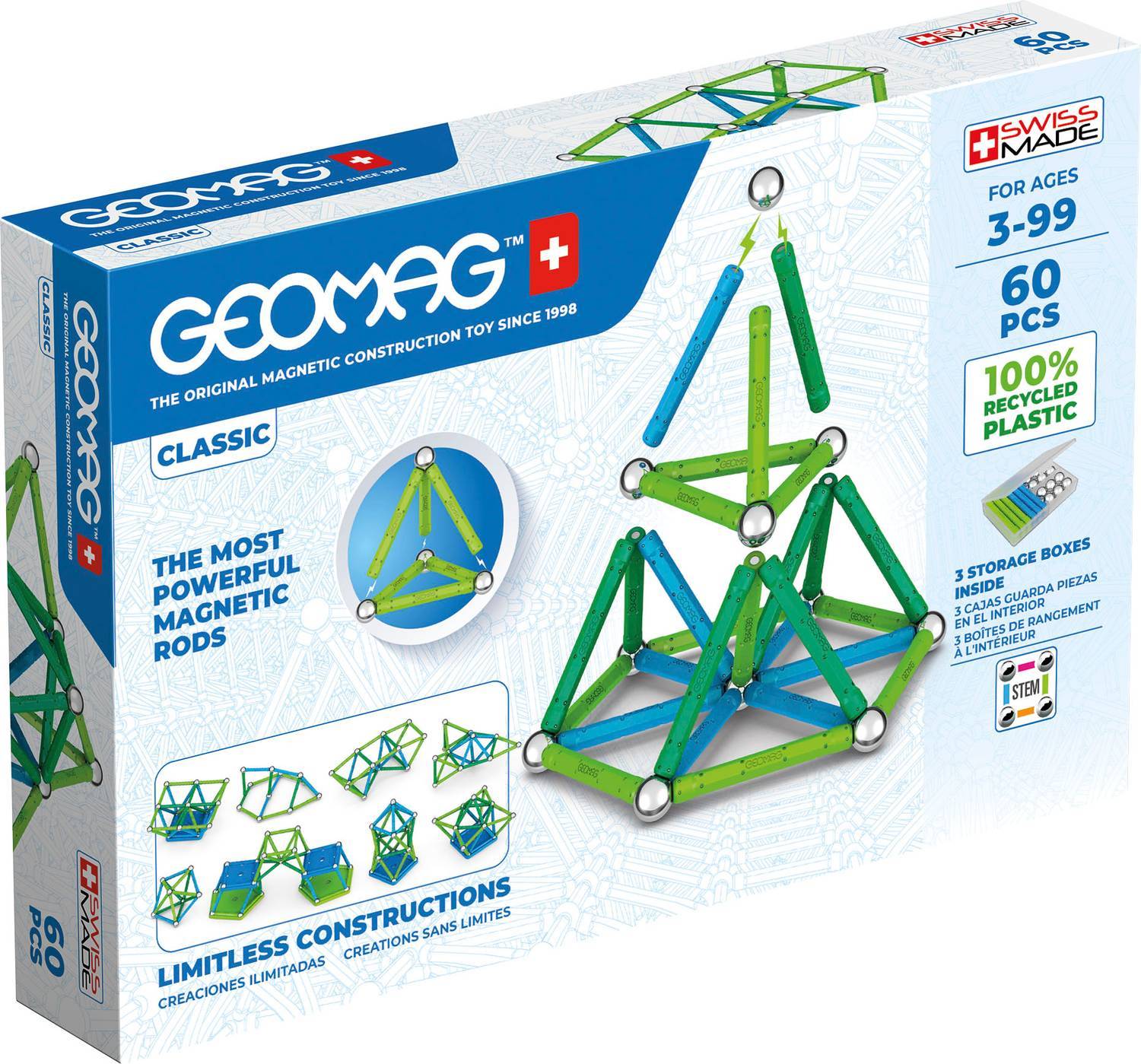 Geomag Classic 60 Delar