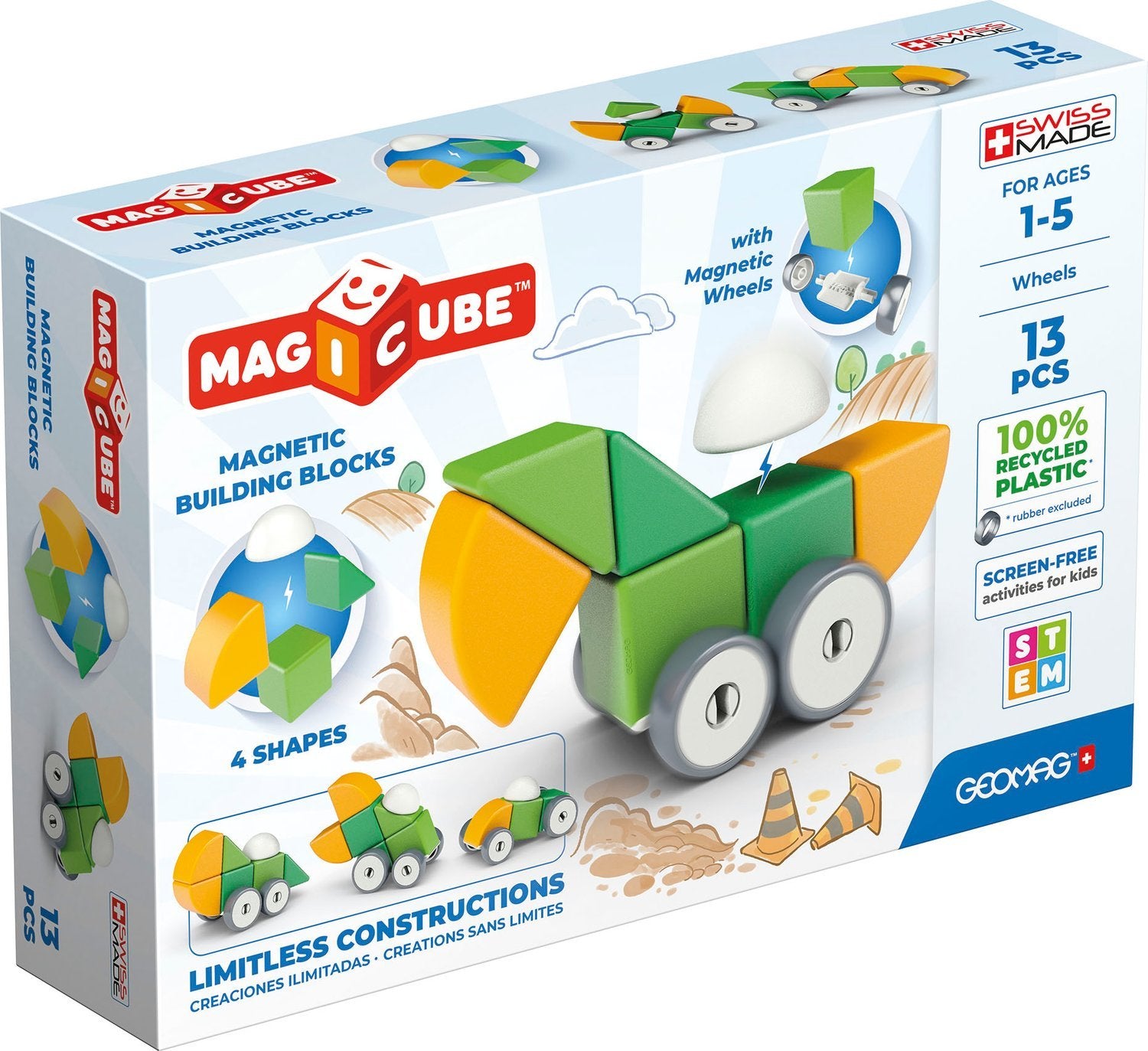 Geomag Magicube Wheels 13 Delar