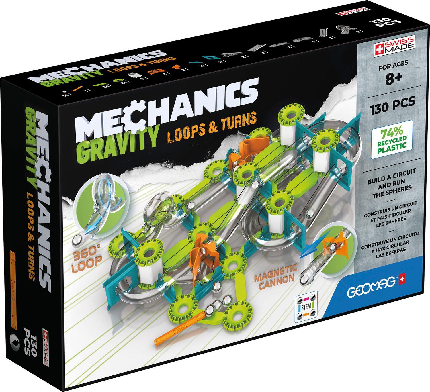 Geomag Mechanics Gravity Loops &amp; Turns 130 dele