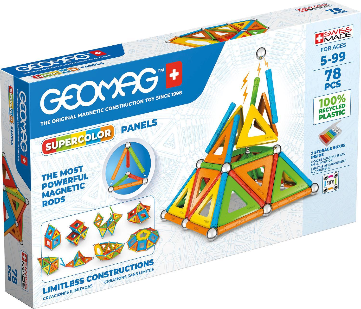 Geomag Supercolor Panels 78 Delar