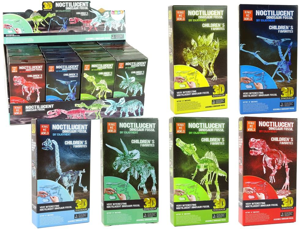 Glow-in-the-Dark Dinosaur Skeleton Kit för barn