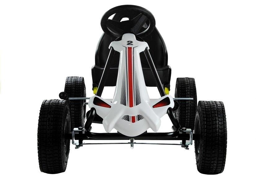 Go-Cart Monster: pumpede hjul, håndbremse, justerbart sæde