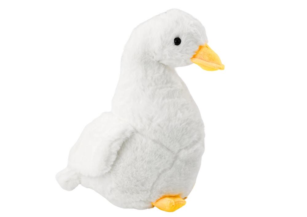 Knusende 40 cm White Goose Plys Legetøj - Blød og yndig indretning