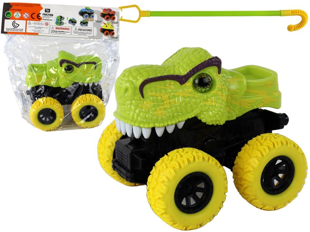 Grøn T-Rex Friction Drive: Realistisk Dinosaur Adventure Toy