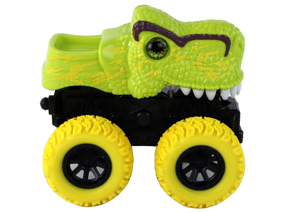 Grøn T-Rex Friction Drive: Realistisk Dinosaur Adventure Toy