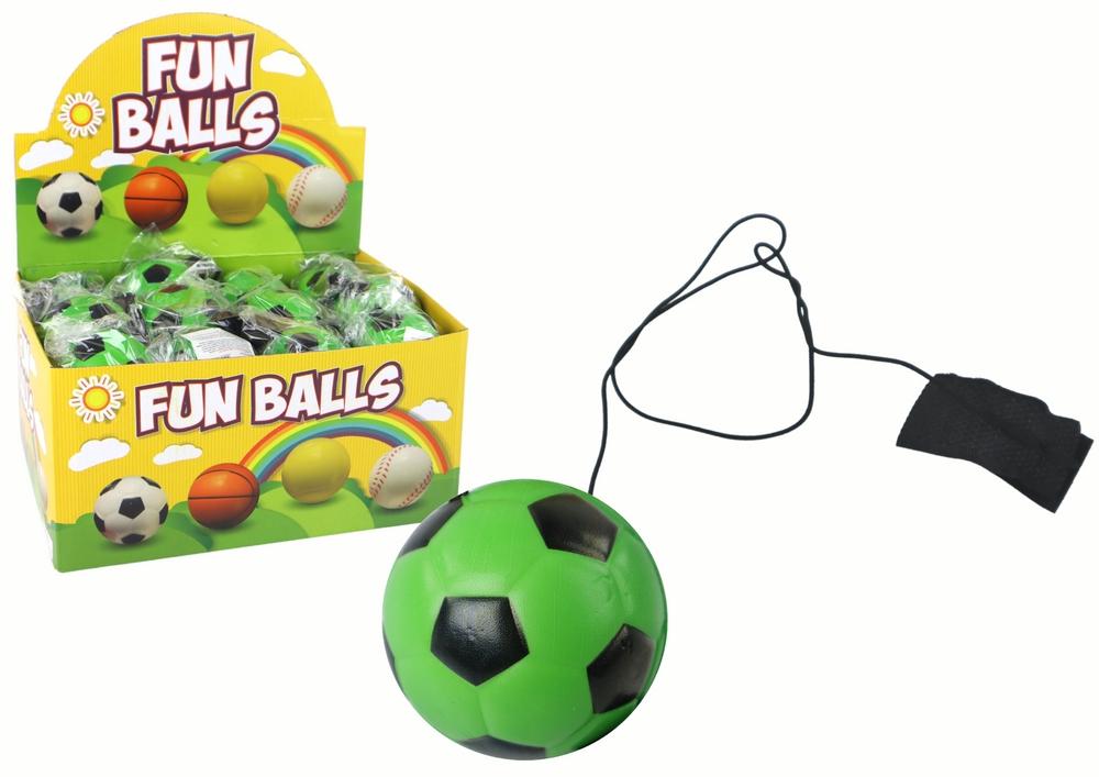 Grønn PU Yo-Yo Fotball, 6 cm, Slitesterk utendørsmoro for barn