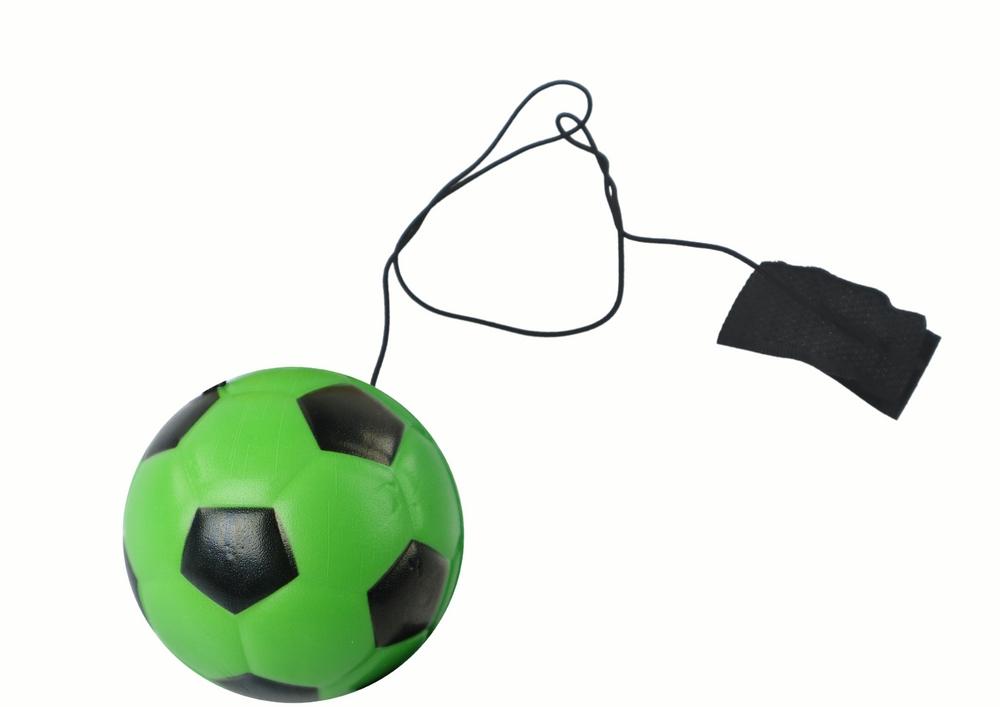 Grønn PU Yo-Yo Fotball, 6 cm, Slitesterk utendørsmoro for barn