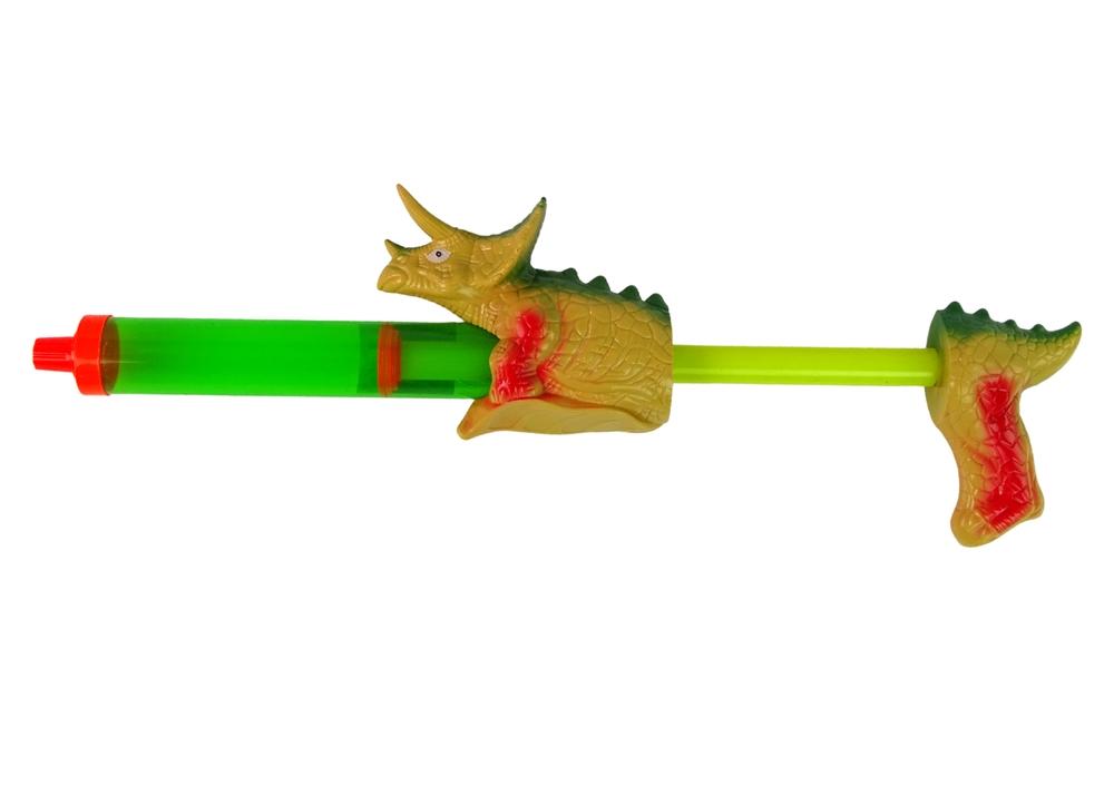 Grønt dinosaur-tema vandpistol til udendørs sjov, 40 cm