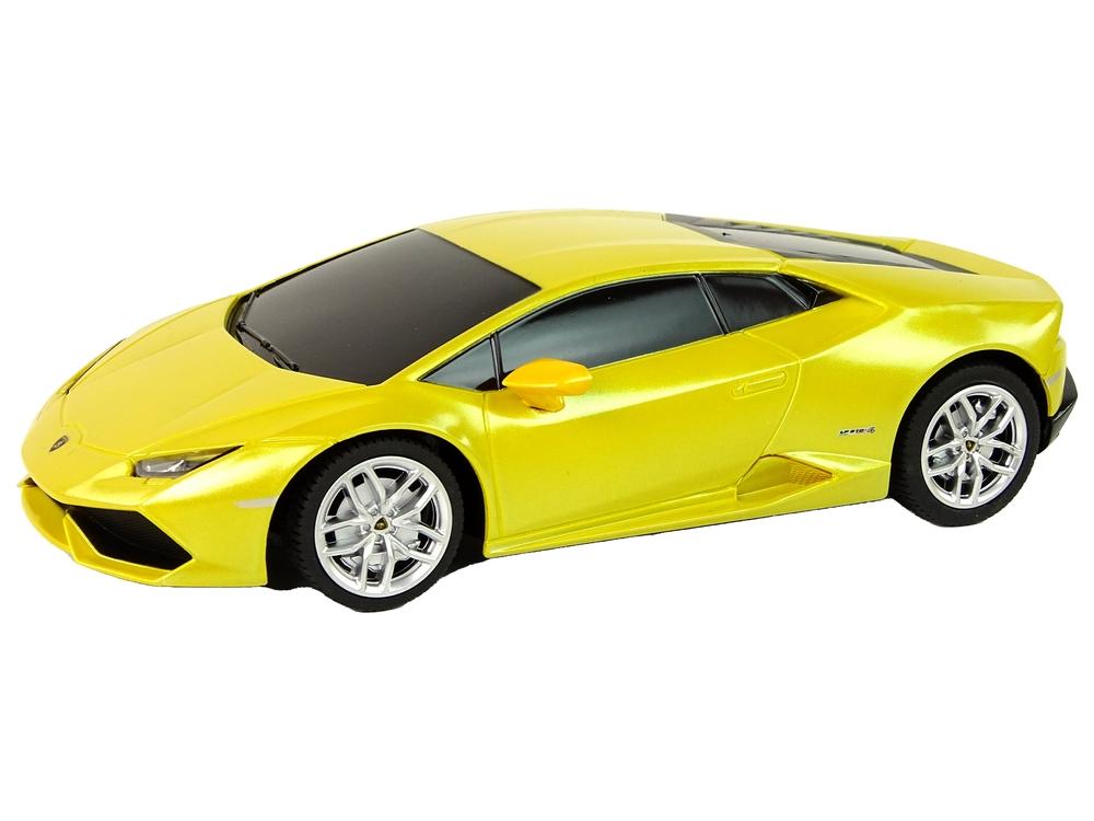 Gul Lamborghini Huracan R/C 1:24 - Realistiskt, hållbart roligt