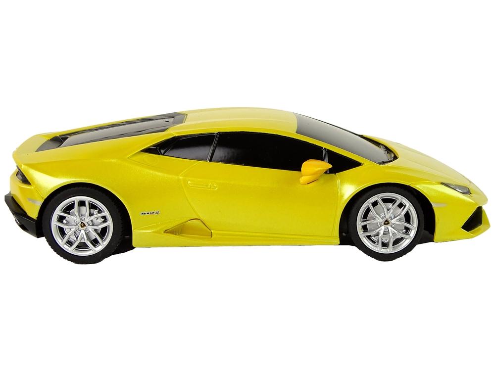 Gul Lamborghini Huracan R/C 1:24 - Realistiskt, hållbart roligt