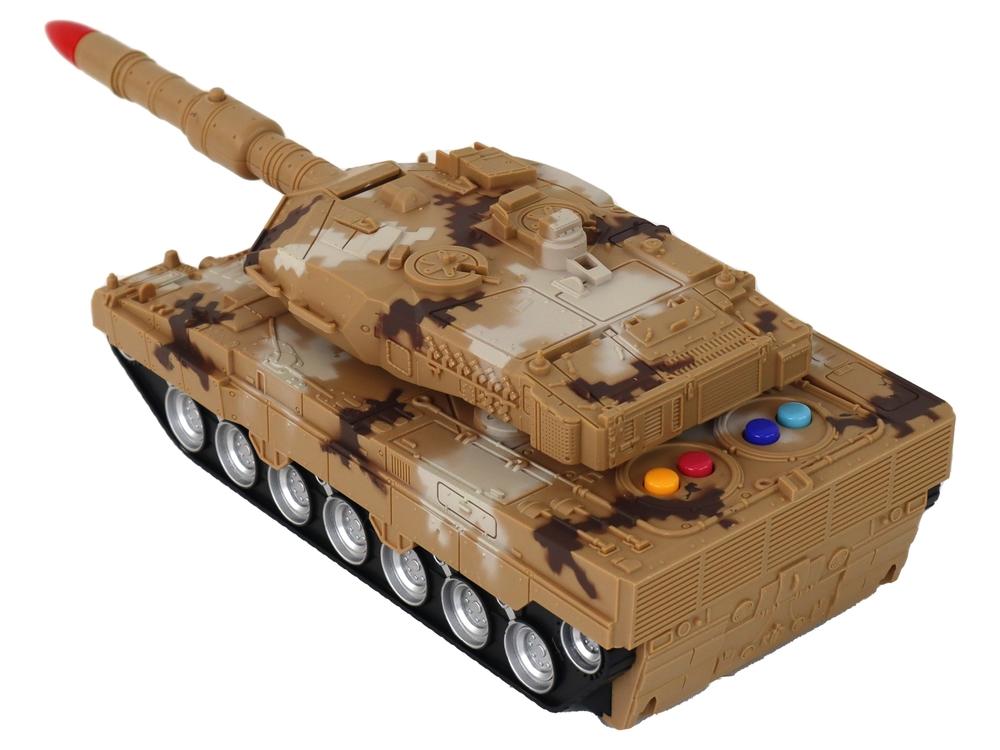 Gul RC Tank 27 MHz: Ljus, ljud & raketkul!