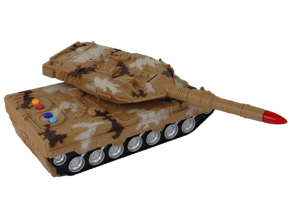 Gul RC Tank 27 MHz: Ljus, ljud & raketkul!