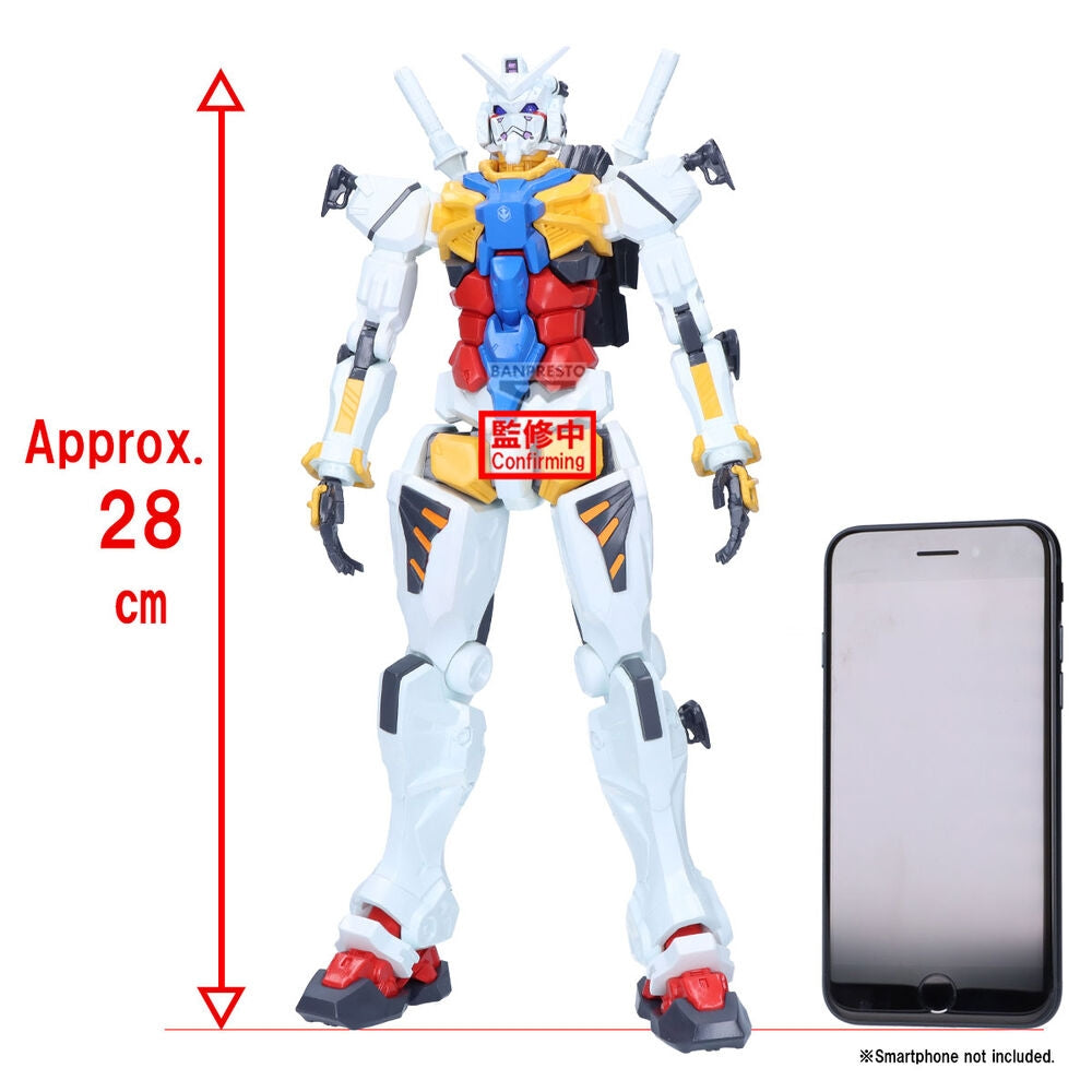 Gundam Genkai Toppa GQuuuuuux figur, 28 cm samlarleksak