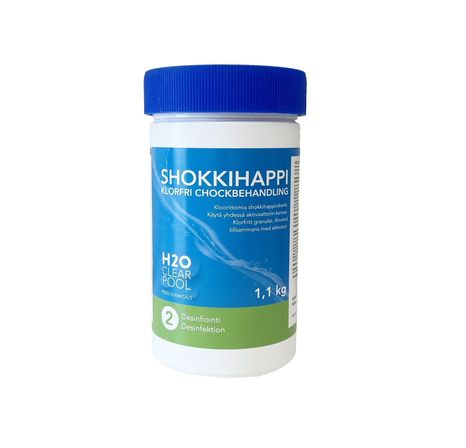 H2O Klorfri Shock Treatment 1,1 Kg