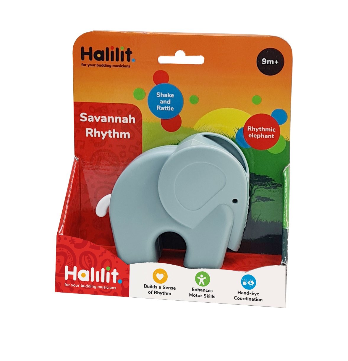 Halilit Rattle Savannah Rhythm, Elephant