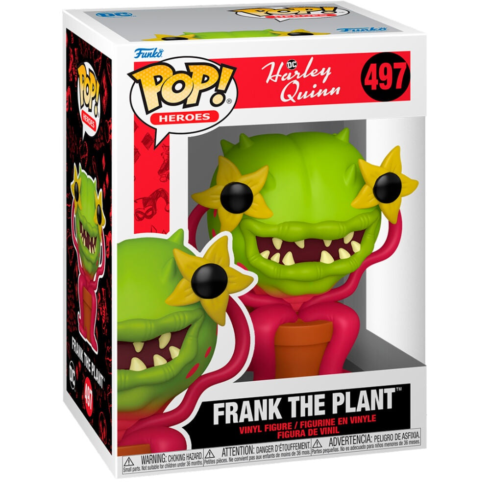 Harley Quinn Popfigur med Frank the Plant, DC Comics Collectible