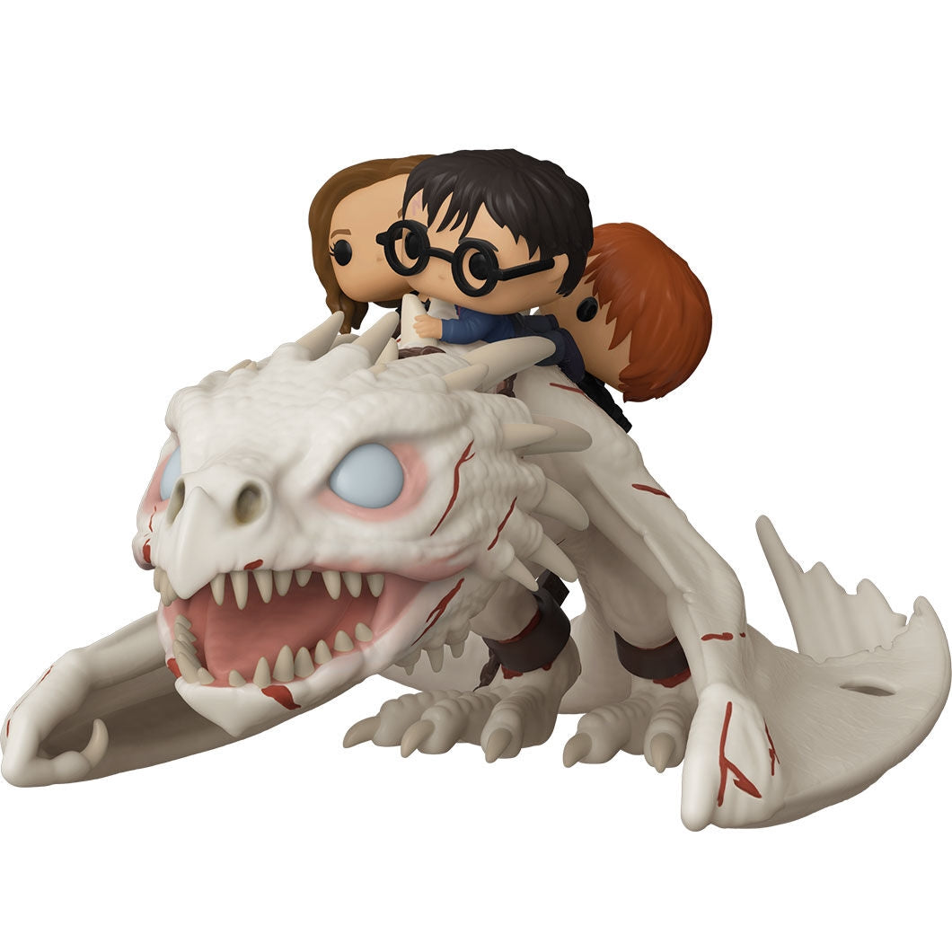 Harry Potter Gringotts Dragon Toy med Harry, Ron, Hermione Figurer