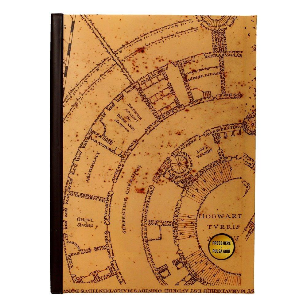 Harry Potter notesbog med Marauder's Map