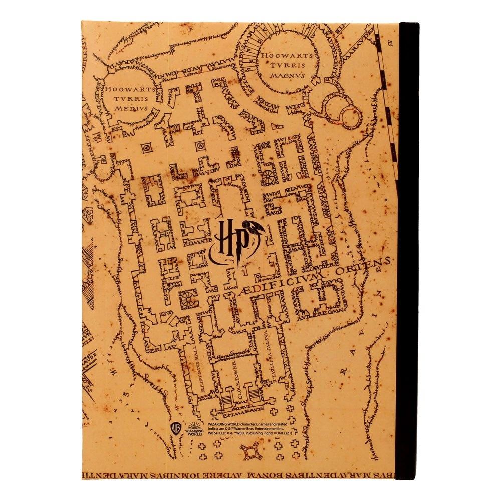 Harry Potter notesbog med Marauder's Map