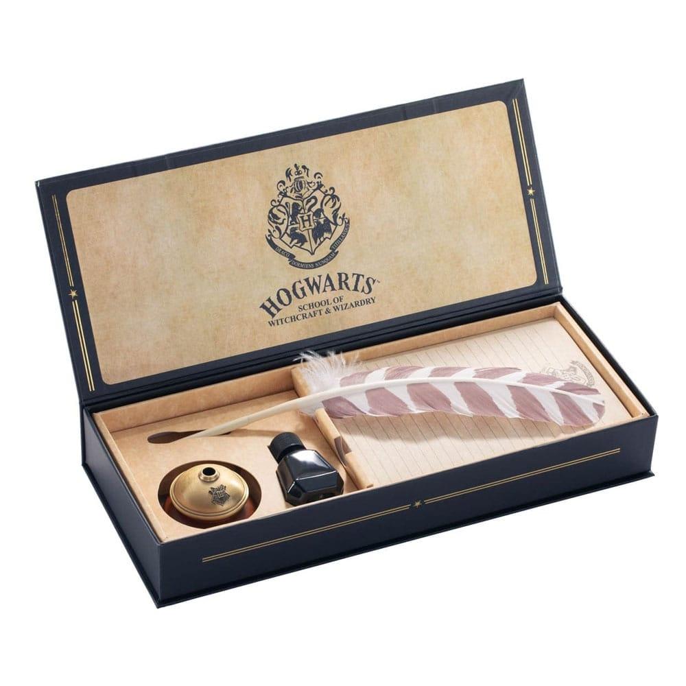 Harry Potter replika Hogwarts skrivepen med Hogwarts blypapir 31 cm