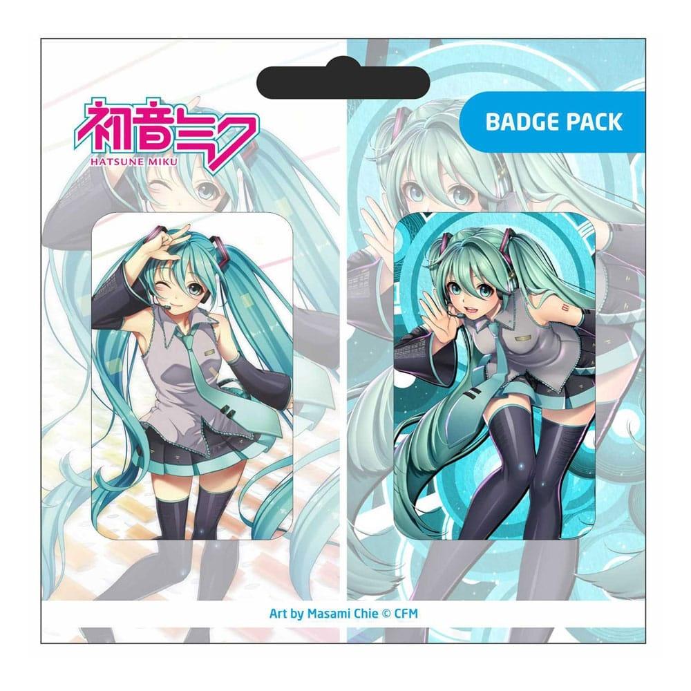 Hatsune Miku Pin Badges 2-pak sæt D