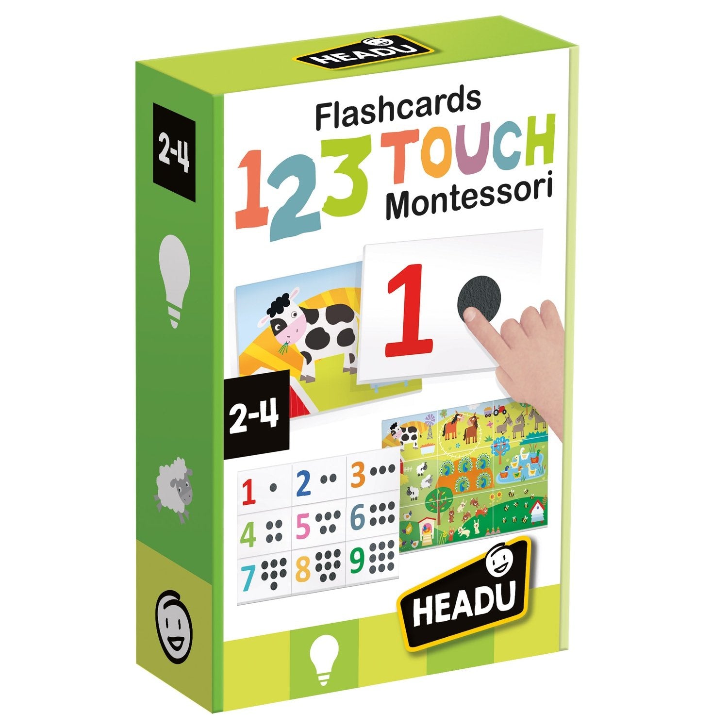 Headu Flashcards 123 Touch Montessori Educative Game