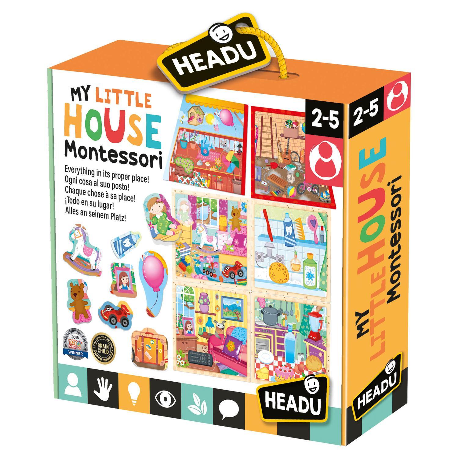 Headu Montessori Spel Mitt lilla hus