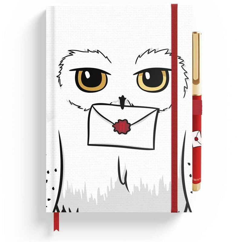 Hedwig A5 Premium Notebook med penna för Harry Potter-fans