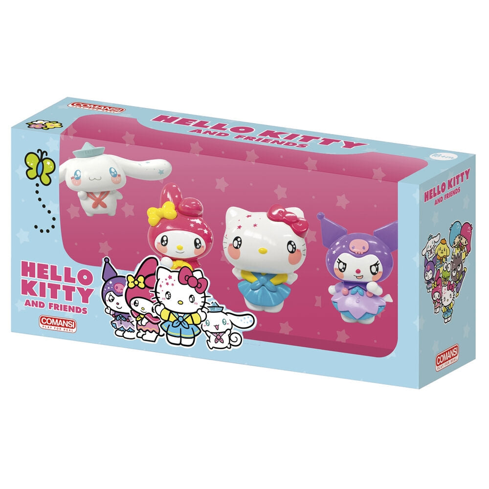 Hello Kitty Friends Pack med 4 samlarfigurer